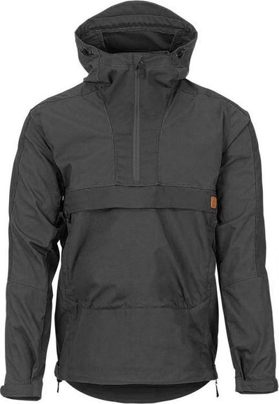 Xhaket anorak Helikon-Tex Woodsman, me kapuç, për jashtë, e zezë