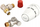 Set termostatik këndor Danfoss Regus RA N RLV S, 1/2", e bardhë