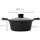 Tenxhere me induksion Zyle ZY3020PT, 2.3 l, 20 cm, e zezë