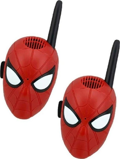 Lodër Walkie Talkie Marvel Spider-Man, set me 2 copë, për kalamaj, e kuqe