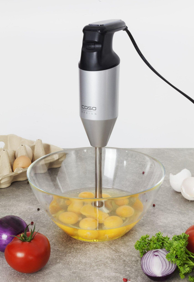 Blender dore CASO HB 2200 Pro, me gjithë aksesore, argjendt e zi