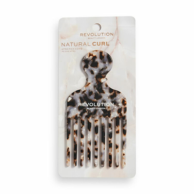 Krehër Revolution Haircare Natural Curl Afro Pick Tortoiseshell
