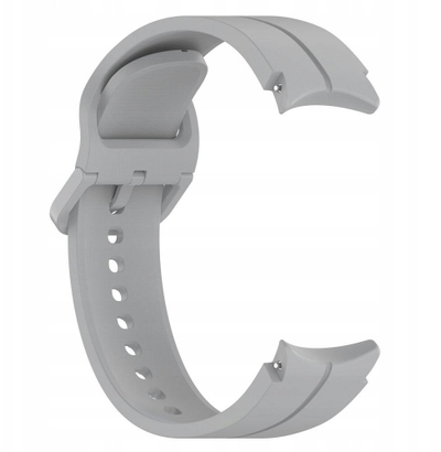 Rrip dore për smartwatch Samsung Watch 4 5, silikon, 44mm, gri