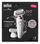Epilator Braun Silk-épil Series 9 Flex 9-030 3D, Wet &amp; Dry, pa kabllo, i bardhë