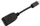 Кабел PNY DisplayPort Mini – DisplayPort (QSP-MINIDP/DP), 0.15 м, црн