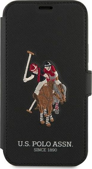 Këllëf mbrojtës US Polo Assn për iPhone 12 mini, 5,4 ", i zi