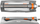Sprinkler oscilues Verve White Line, 375 m², metal, gri