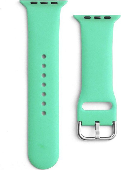 Rrip silikoni APS për Apple Watch 8, 41 40 38mm, ngjyrë mint
