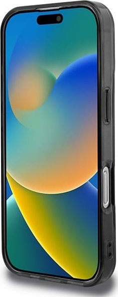 Kuti mbrojtëse BMW Motorsport IML Random Stripes për iPhone 16 Pro Max 6.9", stil sportiv, e zezë