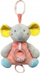 Kuti muzikore Tullo elefant, 18 cm, plastike, pjeshkë me gri