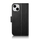 Mbulesë-portofol iCarer Wallet 2in1 për iPhone 14 Plus, lëkurë natyrale, Anti RFID, e zezë