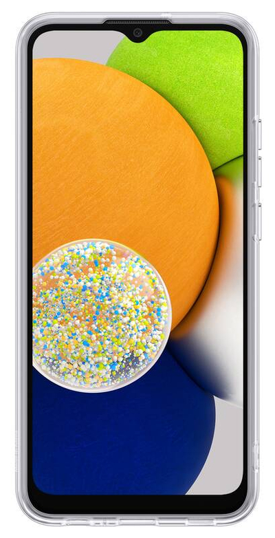 Mbështjellës për Samsung Galaxy A03, Transparent