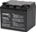 Bateri plumbi VIPOW LP40-12, 12V, 40Ah, e zezë
