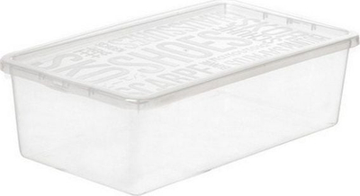 Кутија за чевли Plast Team BASIC BOX Small, пластична, транспарентна