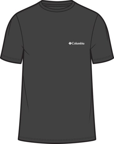 Bluzë Columbia CSC Basic Logo SS Tee M, pambuk, mëngë të shkurtra, e zezë
