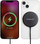 Karikues wireless magnetik Intenso MB1, me adapter rryme, i zi