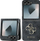 Mbrojtëse telefoni Guess GUHCZF64GMGGR, PU Big 4G Metal Logo, për Samsung Galaxy Z Flip 6, e zezë