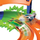 Set pistash garash Hot Wheels Whip Around Raceway, 2 makina 1:64, paloset për me e fut kollaj, shumëngjyrësh