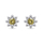 Vathë Brilio Silver Flowers EA577WYL