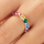 Unazë për femra Brosway Fancy Joyful Rainbow Silver FJR07, shumëngjyrëshe