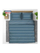 Set mbulesë jorgani Heinner Cotton Colin, dopio 200x230 cm, 100% pambuk, blu