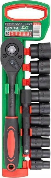 Set çelësash Rockforce RF-012-5K, 12 copa, 10-24mm