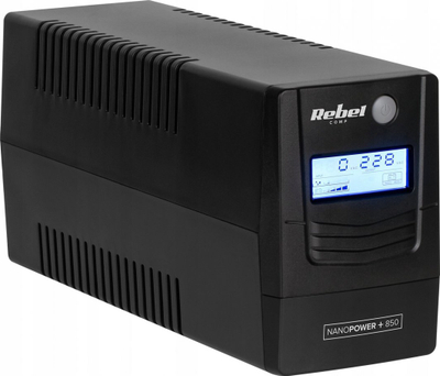 UPS Rebel Nanopower Plus 850, 480W, ekran LCD, i zi
