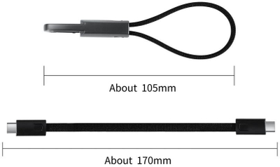 Kabllo USB C Tech Protect UltraBoost DNA, 0.17m, PD 60W, gri