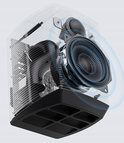 Bokse tavoline FiiO SP3 BT, Bluetooth, aktive, të zeza