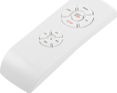 Ventilator tavani HUAI Crystal, me dritë, me telekomandë, argjendtë