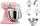 Mikser planetar KitchenAid Artisan 5KSM175PSEDR, 300W, set pastiçerie, rozë