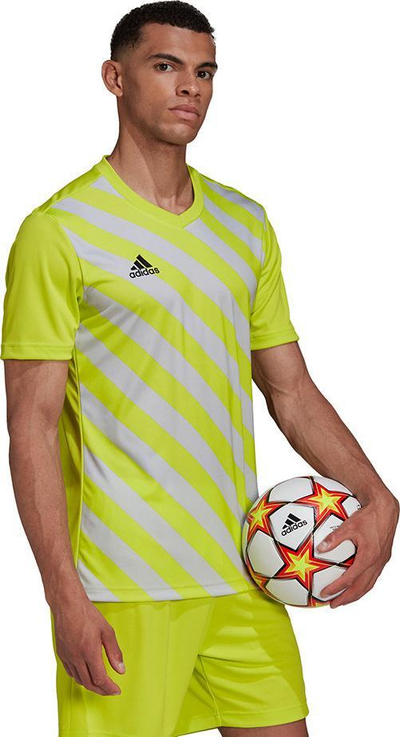 Maicë për meshkuj Adidas ENTRADA 22 GFX JSY HF0118, S, e verdhë