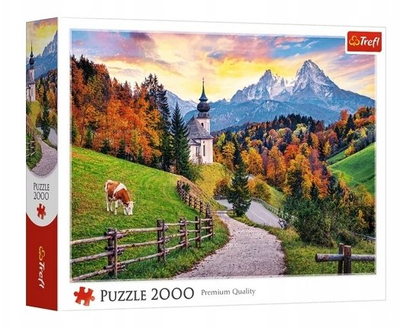 Puzzle Trefl Bavarian Alps in Autumn 27127, 2000 copa, 96 x 68 cm, shumëngjyrësh