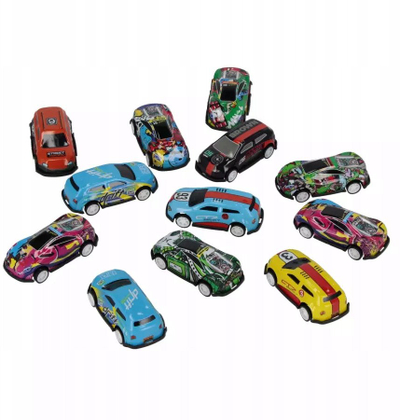 Set maketash makinash gare Auto Racing AKC DL-9906S-1, 6 copë, shumëngjyrëshe