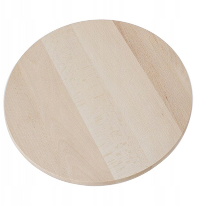 Вртлива даска за пица Wooden Kitchen, 35 cm, природно дрво, кафеава