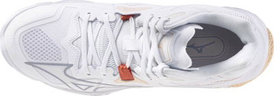 Atlete volejbolli Mizuno Wave Lightning Z8 MID W, për goca, të bardha