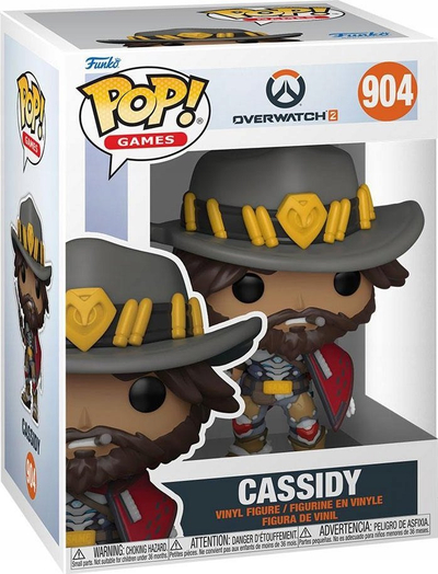 Figurë koleksionare Funko Pop Overwatch 2 Cassidy, vinil, 11cm, shumëngjyrëshe