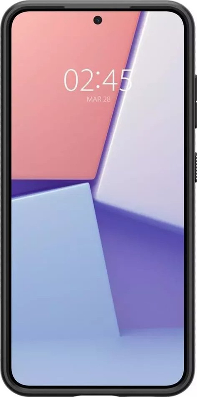 Kapak telefoni Spigen Liquid Air për Samsung Galaxy S24, mat, i zi