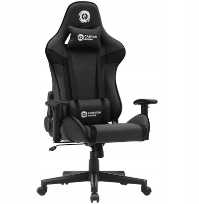 Karrige gaming Canyon Crest FCH01, material stof, gri