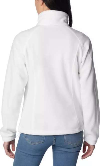Xhup polar Columbia Benton Springs Full Zip W, për goca, i bardhë