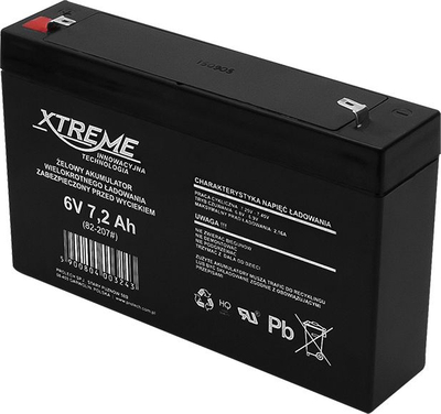 Xtreme Гел Батерија, 6V 7.2Ah