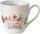 Filxhan Boltze Home Carrie Pattern 2, 480 ml, porcelan, me motiv festiv