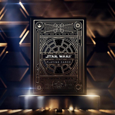 Karta loje Bicycle Star Wars Silver Edition, kuvertë pokeri, dizajn për koleksion, të zeza