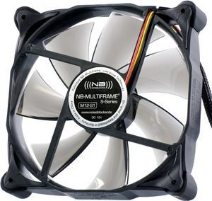 Вентилатор за куќиште за компјутер Blacknoise M12-P, 12 cm, црно-сив