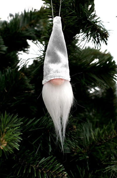 Varëse zbukuruese MFP Paper Santa Claus, 11 cm, e bardhë