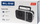 Radio portabël Blow RA6, AM FM, altoparlant 3.5", gri