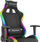 Karrige gaming Genesis Trit 500 RGB, ergonomike, me ndriçim RGB, e zezë e kuqe
