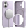 Mbrojtëse telefoni Ringke Silicone Magnetic MagSafe për iPhone 17, silikon, përputhet me MagSafe, vjollcë