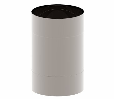 Tub shkarkimi SpiroFlex SX-TJN110RS0.25, diametër 110mm, gjatësi 0.25m, argjendtë