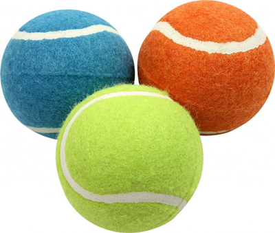 Топки за пливање за кучиња Pet Nova Floating Tennis Balls, сет 3 парчиња, 6 cm, повеќебојни